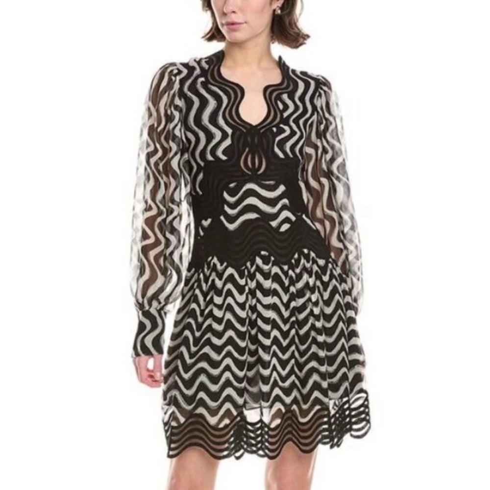 NWT Stella McCartney Silk Black & White Dress